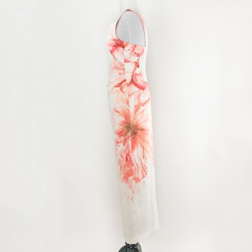 ✨sold✨karen millen • watercolor pleated neck dress - Picture 3 of 8